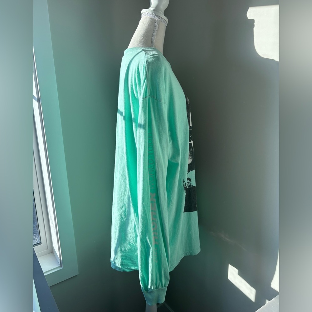 Michael Bublé Concert Long Sleeve Tee Green Size XL - Picture 3 of 8